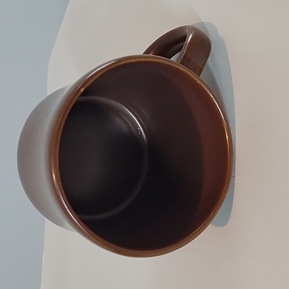 STARBUCKS 2010 Brown HOT COFFEE embossed Mug - Picture 8 of 12